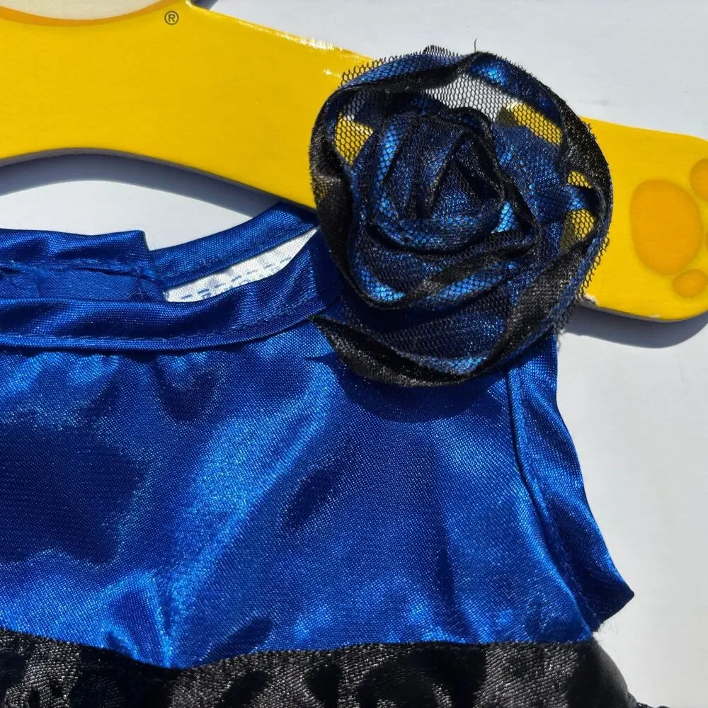 Build a Bear Royal Blue & Black Fancy Dress
